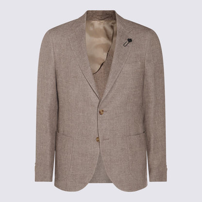 Lardini Beige Linnekavaj