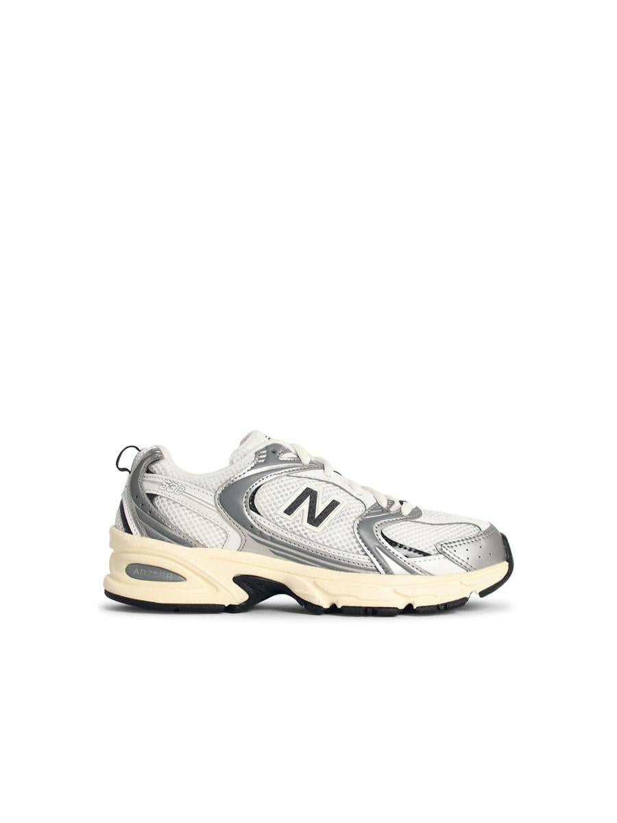 New Balance '530' Vita Tyg Sneakers