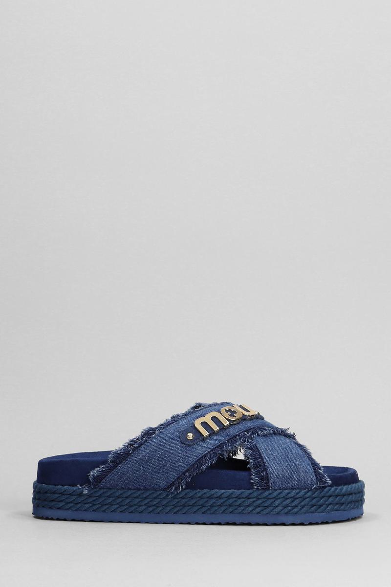 Mou Crisscross-toffel-mule