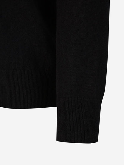 Alexander McQueen kashmirtröja med logotyp