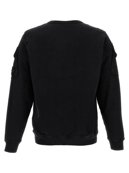 Stone Island-tröja med logotypmärke