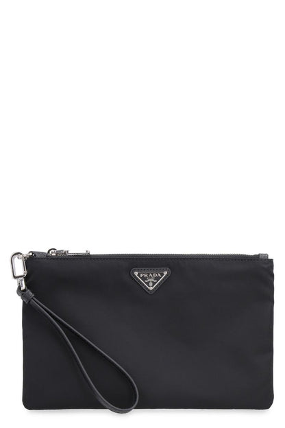 Prada Re-Nylon Pocketväska med Logotyp
