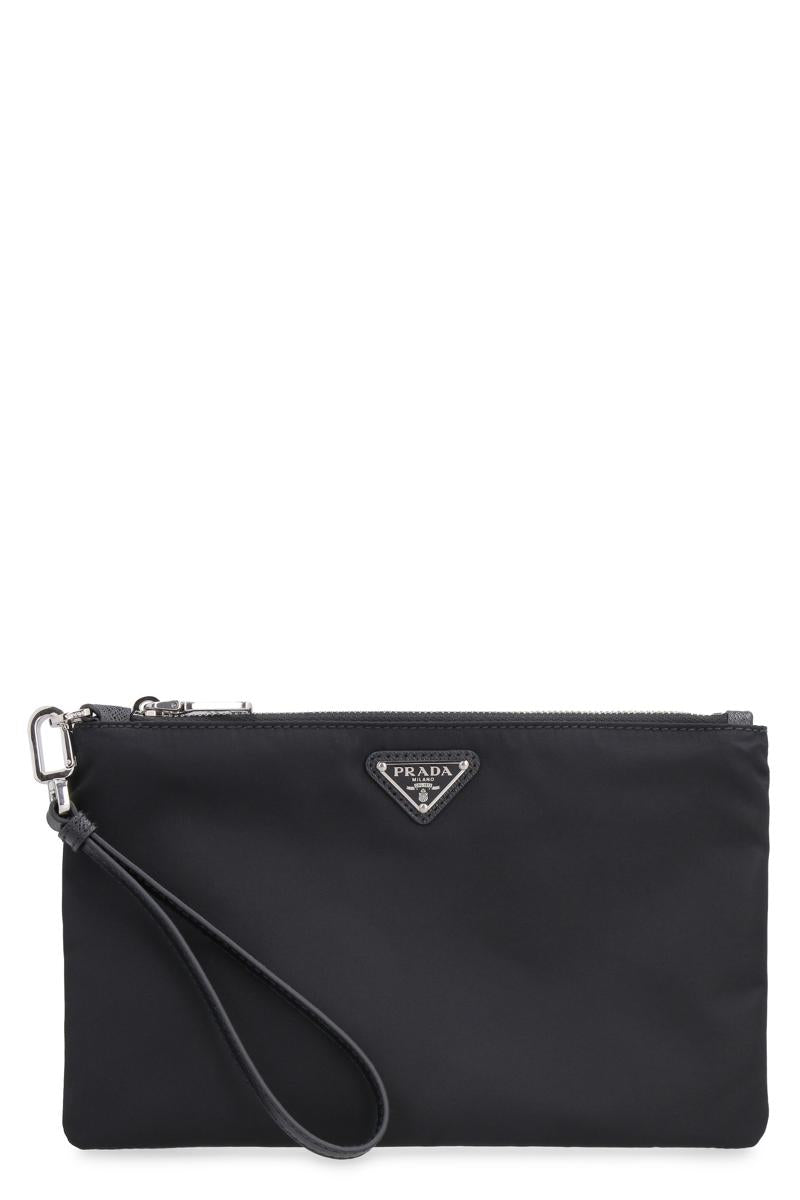 Prada Re-Nylon Pocketväska med Logotyp