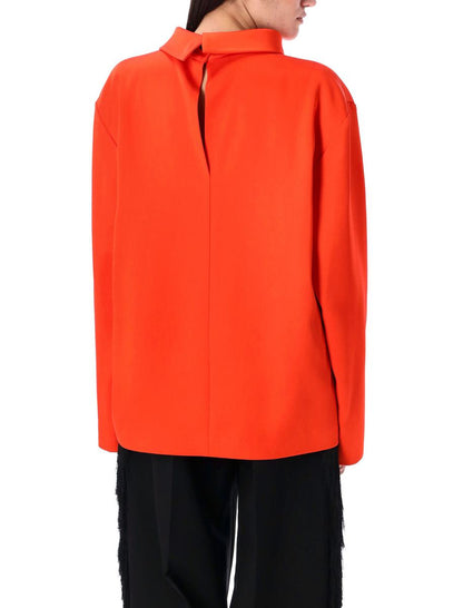 Carven Dubbel Satinblus