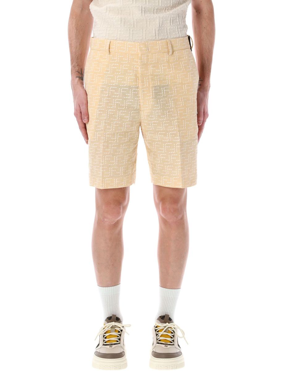 Fendi Ff Jaquard Shorts