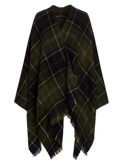 Barbour 'Staffin Tartan Serape' Cape