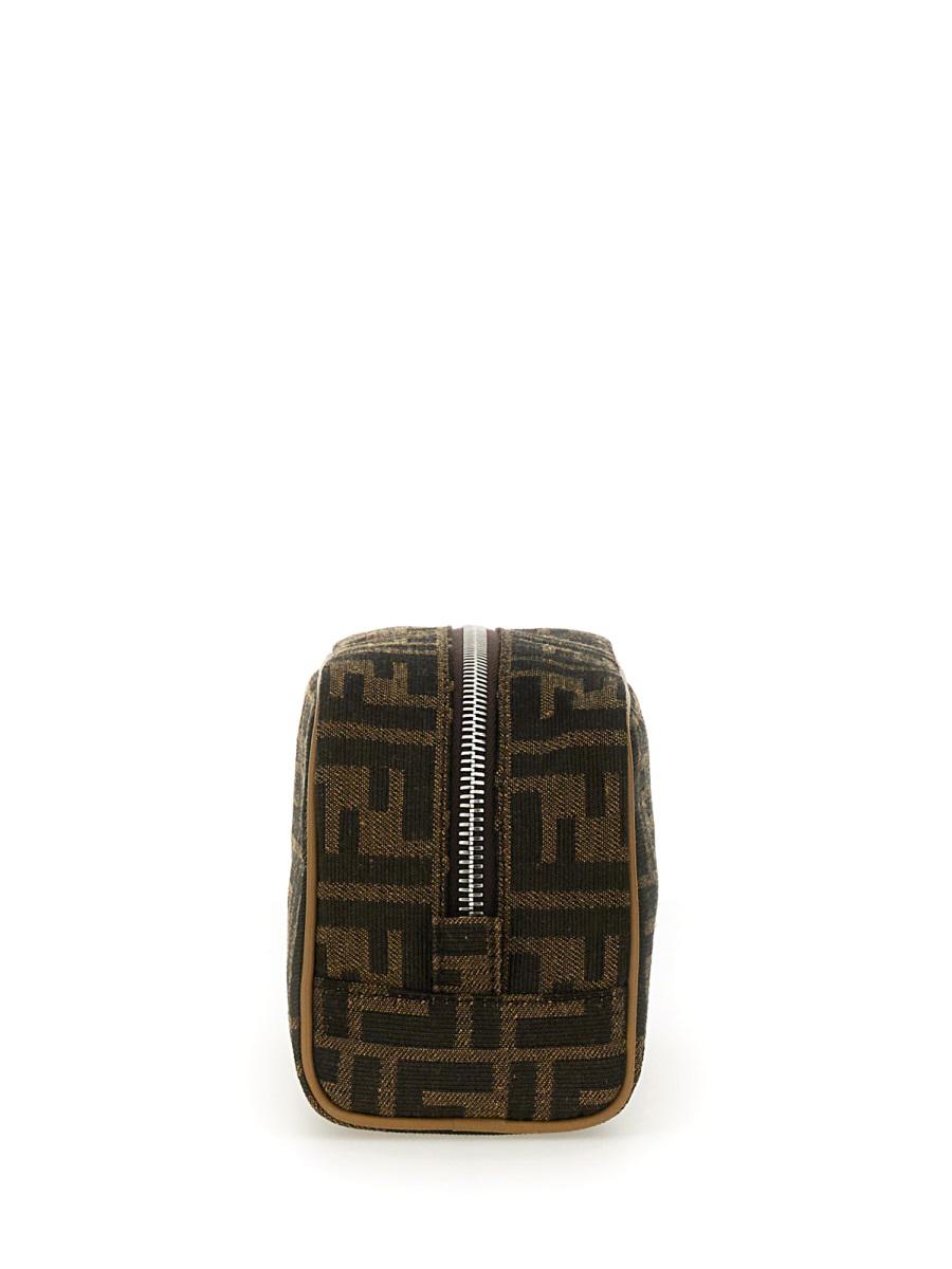 Fendi Skönhetsväska "Ff" Jacquard Liten