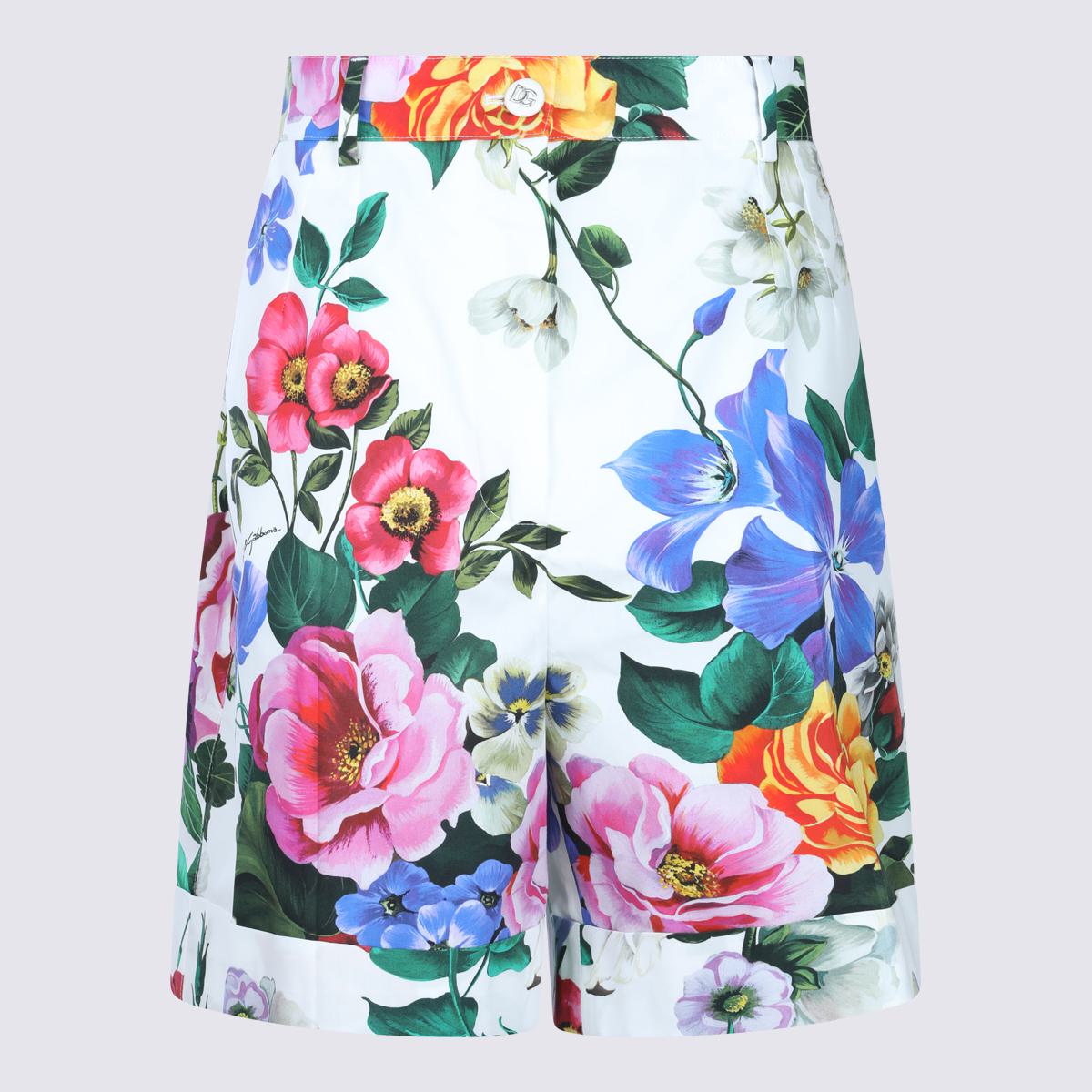 Dolce &amp; Gabbana Flerfärgade Bomullsshorts