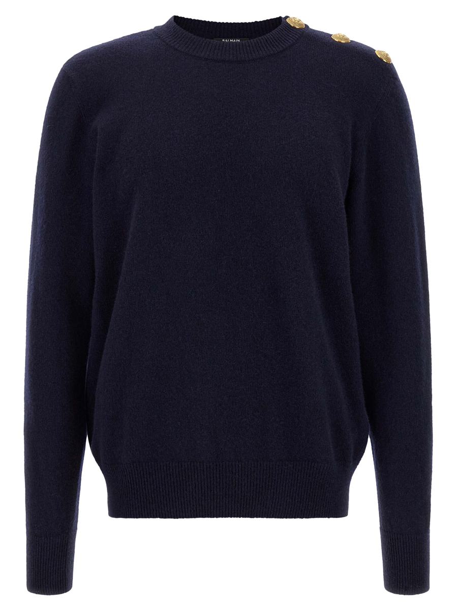 Balmain 'Leone Catena' Knapptröja
