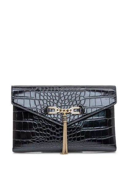 Elisabetta Franchi Elisabetta Franchi Clutchväska Krokodileffekt