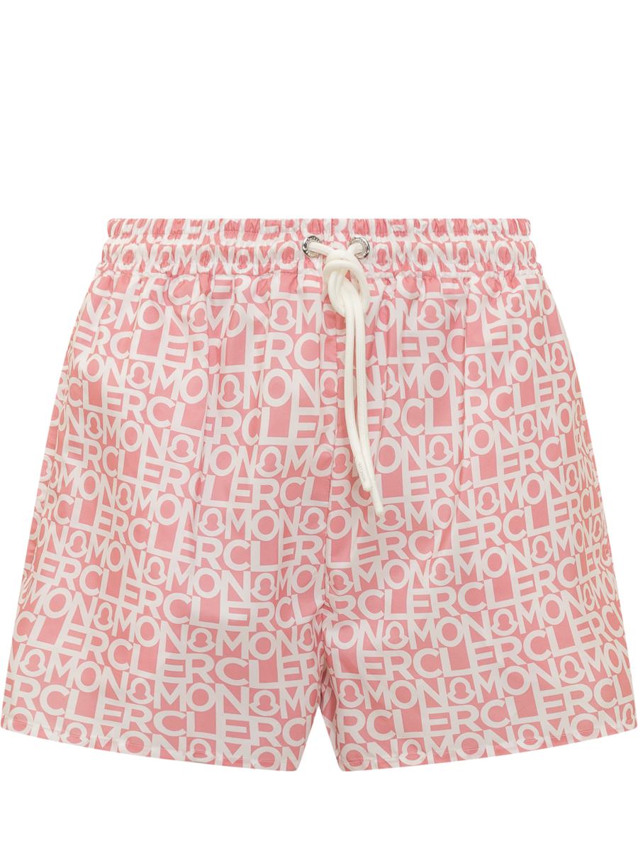 Moncler Shorts Med Logotyp
