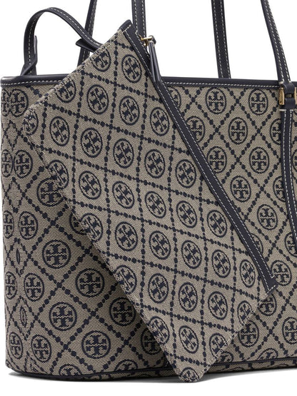 Tory Burch T Monogram Liten Dragkedja Tote