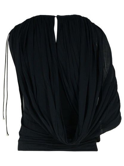 Lanvin 'Draperad' Topp i Viskosblandning