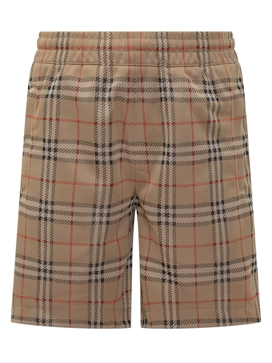Burberry Burberry Herr Beige Rutiga Shorts
