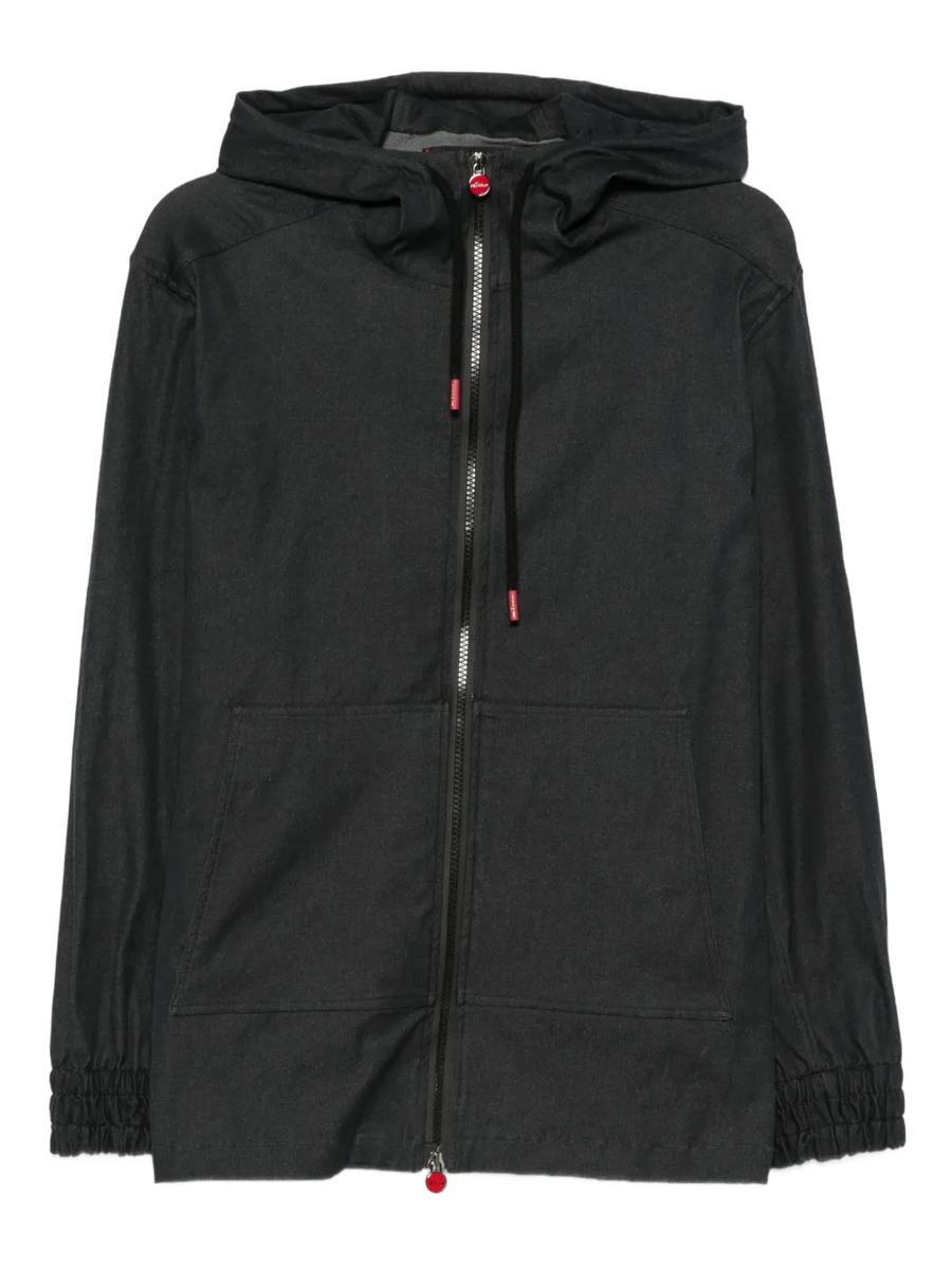 Kiton jacka med dragkedja och huva