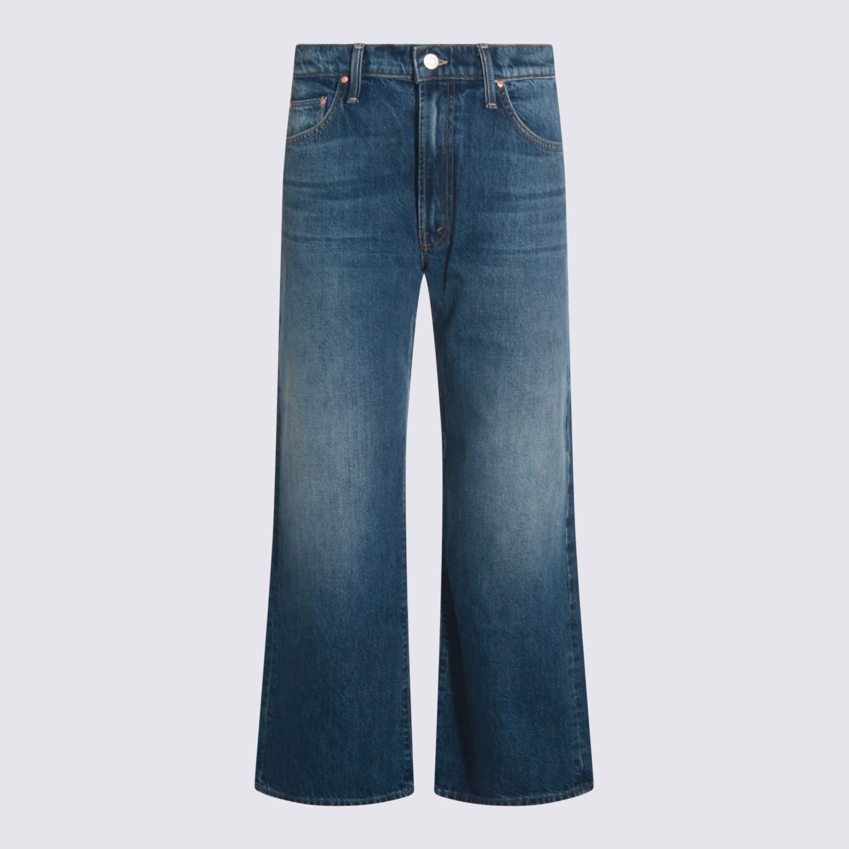 Blå bomullsdenimjeans