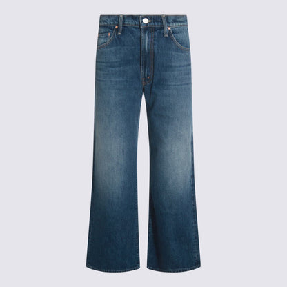 Blå bomullsdenimjeans