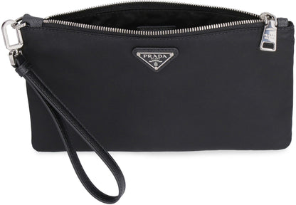 Prada Re-Nylon Pocketväska med Logotyp