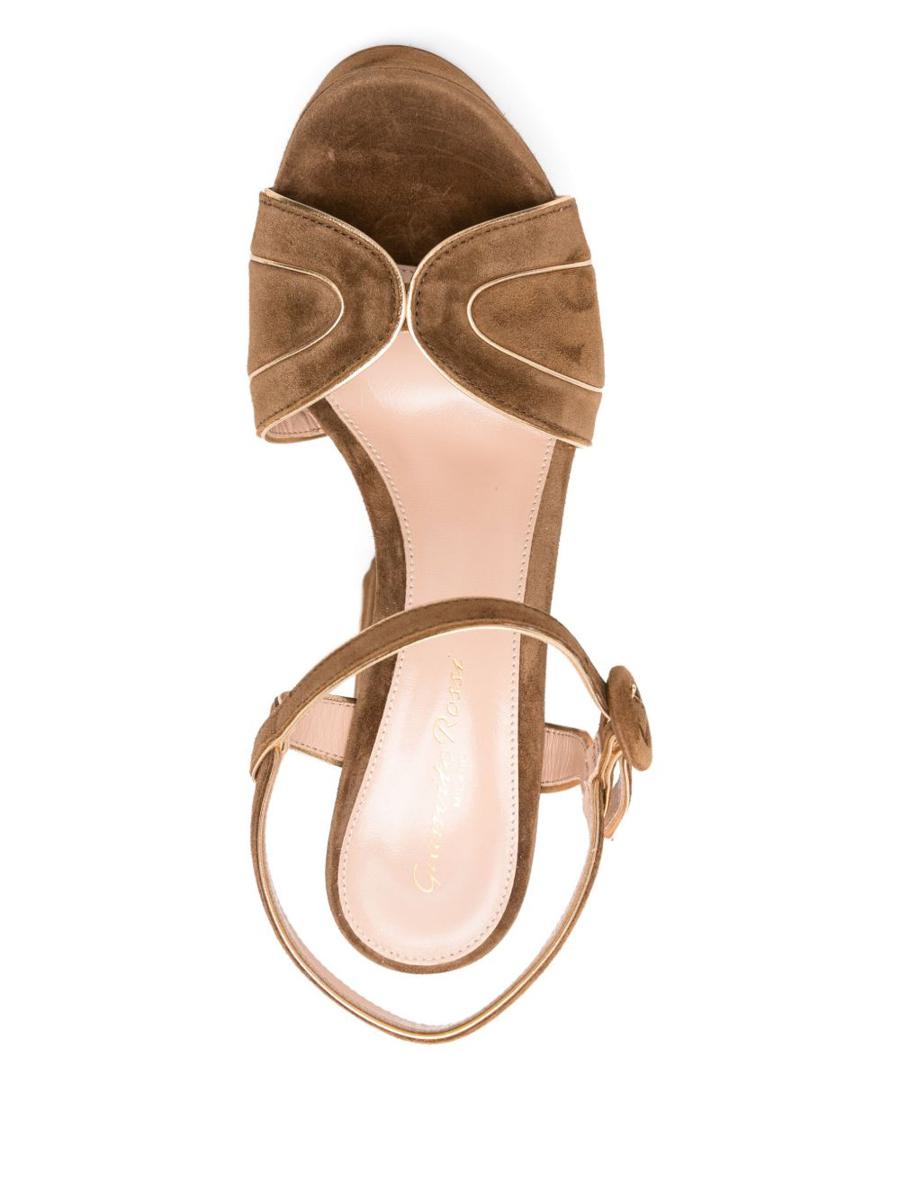 Gianvito Rossi Sandaler Läder Brun