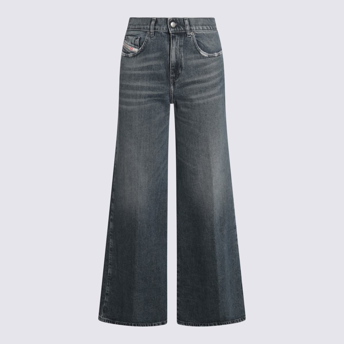 Diesel Blå Bomullsdenim Jeans