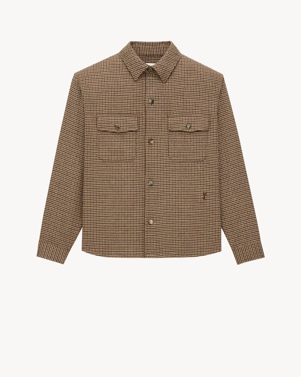 Saint Laurent-skjorta i valptand