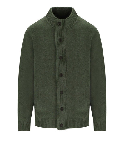Barbour Essential Patch Zip Olivgrön Kofta