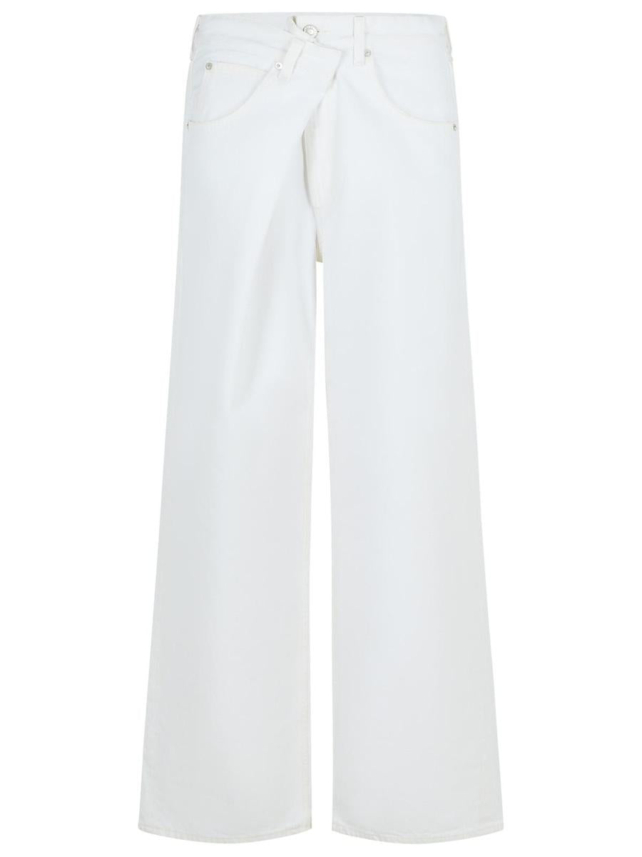 Agolde 'Vana' Vita Bomullsjeans