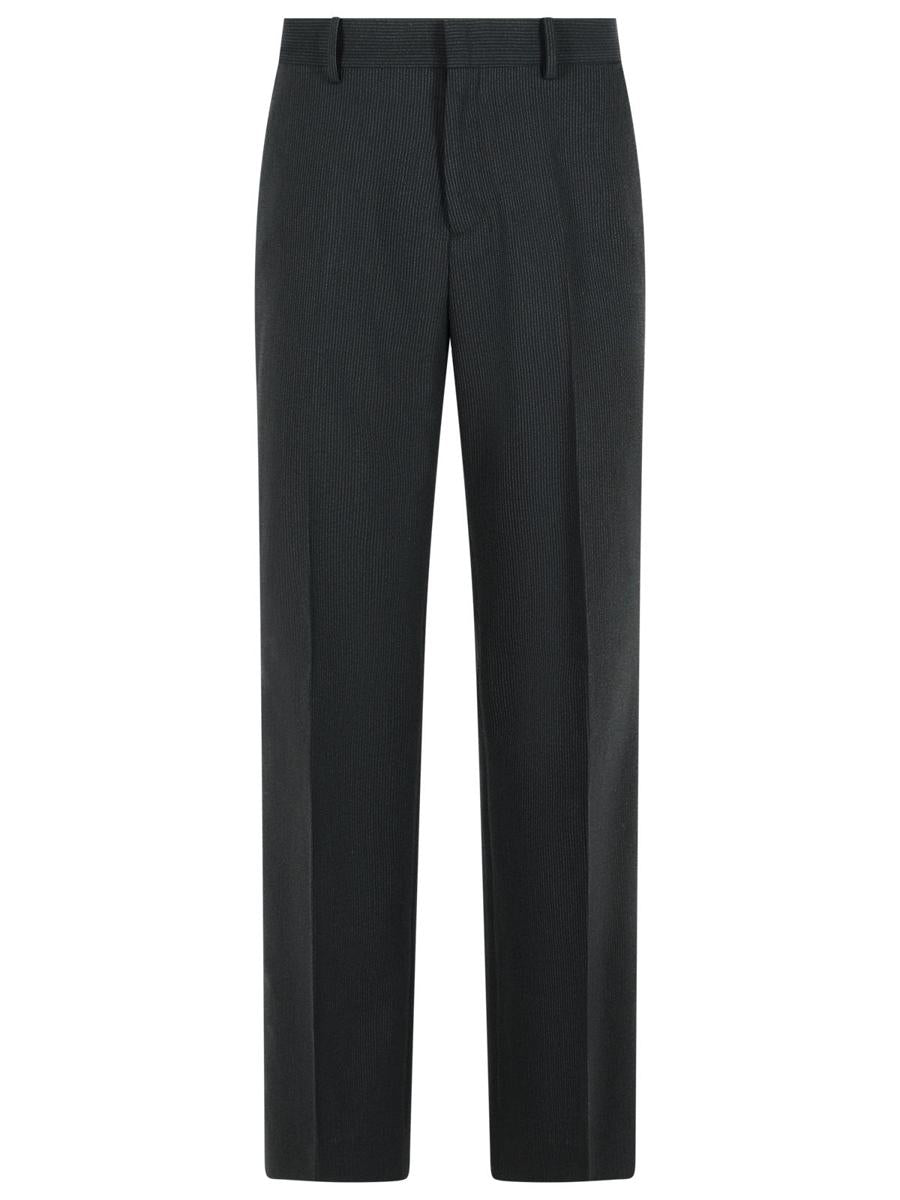 Acne Studios svarta ullblandade byxor