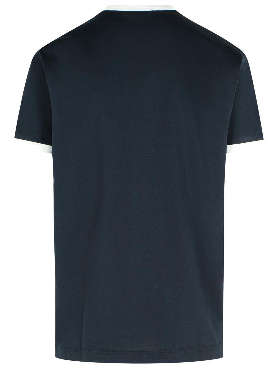 Dolce &amp; Gabbana Marinblå Bomulls-T-shirt