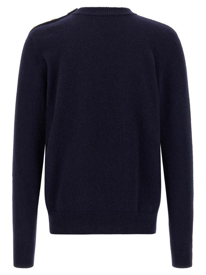 Balmain 'Leone Catena' Knapptröja