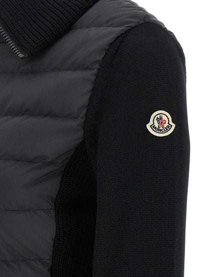Moncler kofta i två material