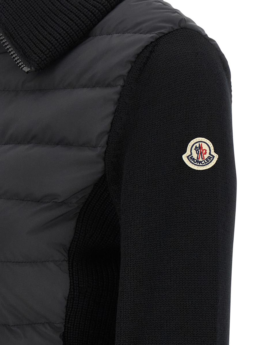 Moncler kofta i två material