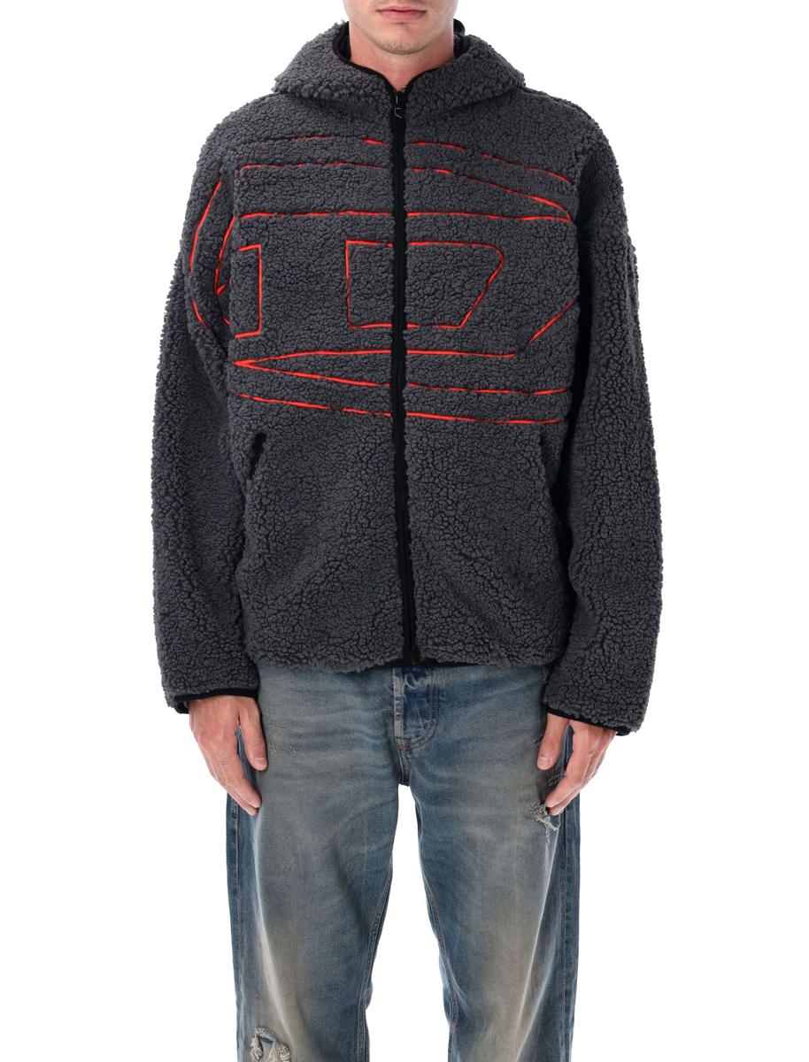 Diesel S-Zat Teddy Zip Hoodie