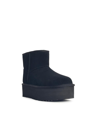 UGG 'Classic Mini Platform' Svarta Mockastövlar
