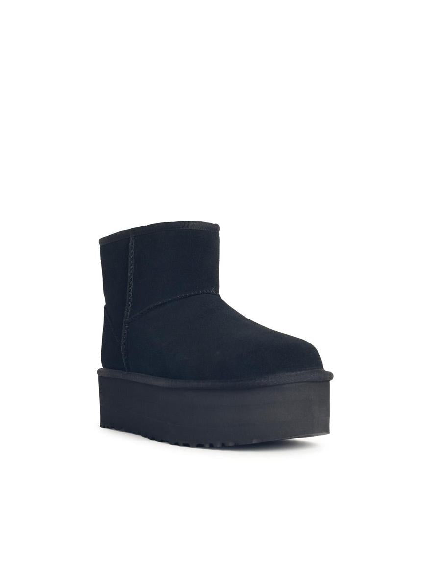 UGG 'Classic Mini Platform' Svarta Mockastövlar