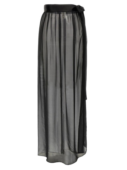 Dolce &amp; Gabbana långkjol i chiffong