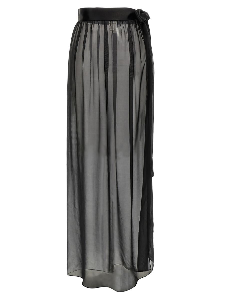 Dolce &amp; Gabbana långkjol i chiffong