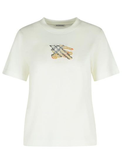Burberry Vit bomulls-T-shirt