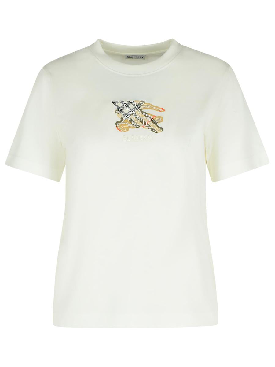 Burberry Vit bomulls-T-shirt