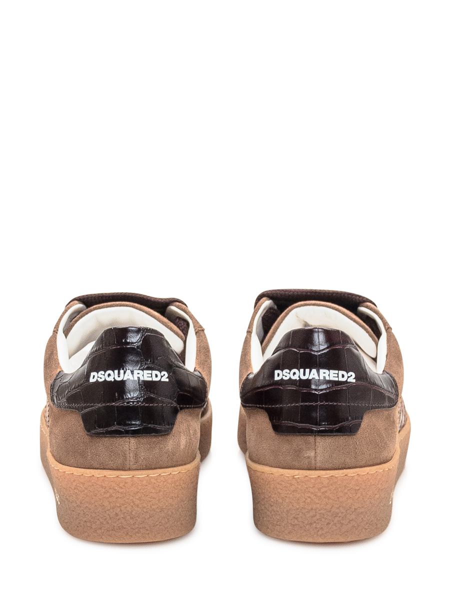 DSQUARED2 Dsquared2 Bruna Mockasneakers Med Läderdetaljer