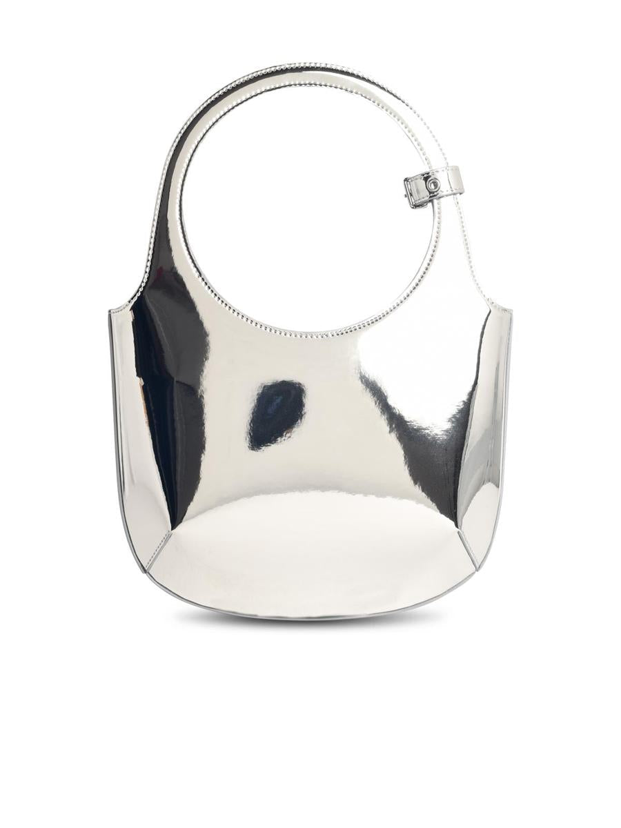 Courrèges 'Heliga Spegeln' Silver Läderväska