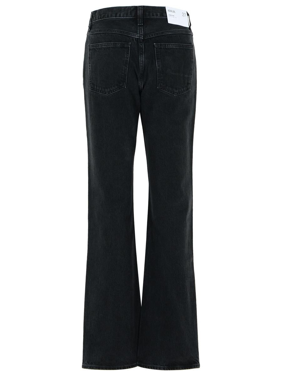 Agolde 'Leena' 'Stage' regenererade bomullsjeans