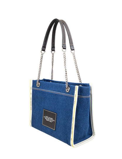 Marc Jacobs axelväska gjord av denimtyg
