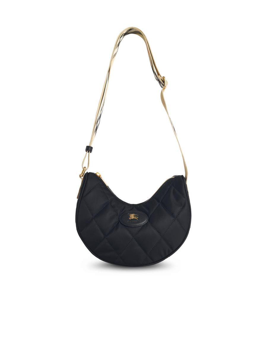Burberry 'Horseshoe' svart tygväska