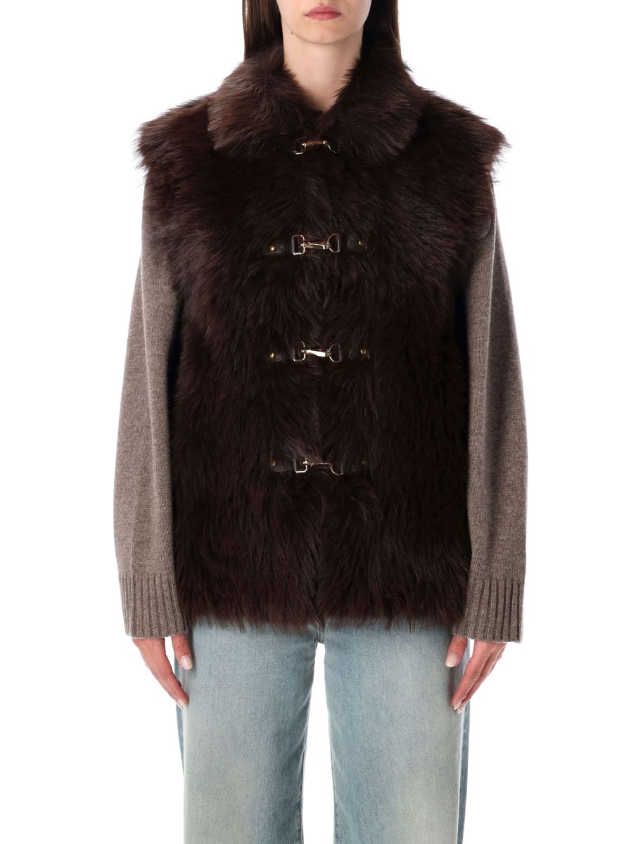 Urbancode Vändbar fuskpäls Gilet