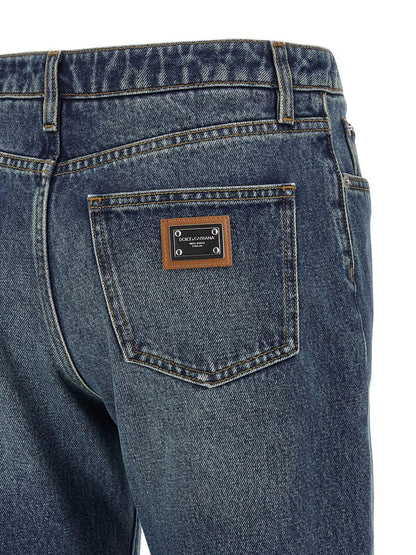 Dolce &amp; Gabbana-jeans med logotyp