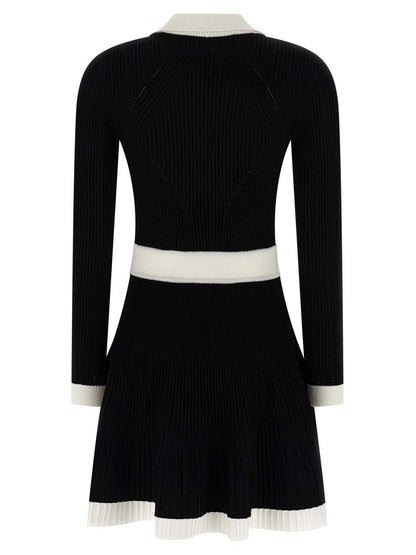 Balmain tvåfärgad klänning