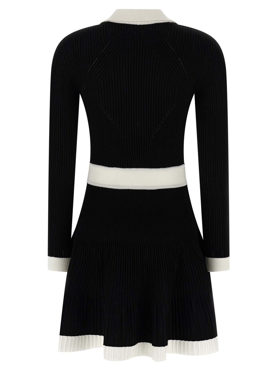 Balmain tvåfärgad klänning
