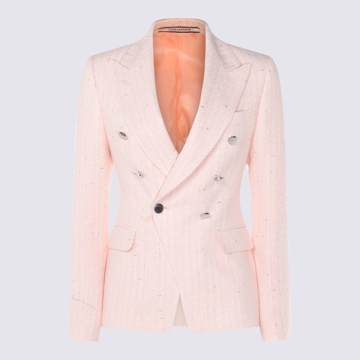 Tagliatore Ivory Cotton Blazer