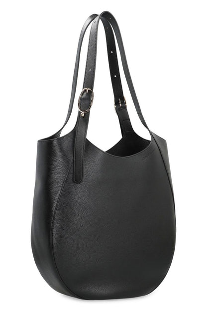 Longchamp Le Foulonné Xl Tygväska i slät läder
